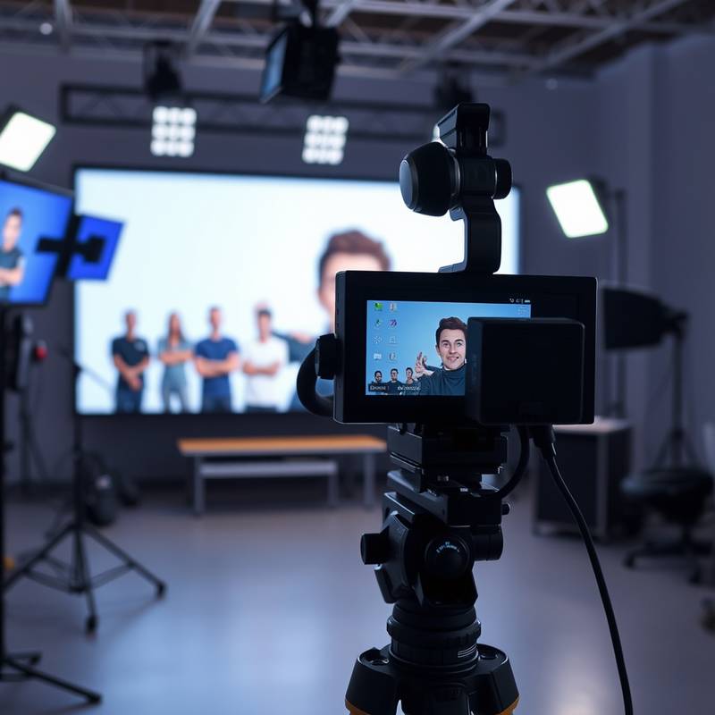 Ein Bildschirm, der Motion Capture Aufnahmen und Animationen zeigt.